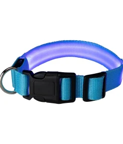 sugar dog Collier pour chien LED Loom bleu Outlet