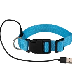 sugar dog Collier pour chien LED Loom bleu Outlet