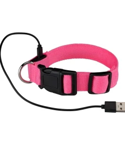 sugar dog Collier pour chien LED Loom pink Hot