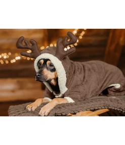 sugar dog Combinaison douillette pour chien Rudolph brun Sale