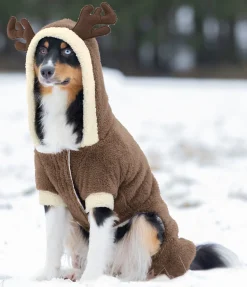 sugar dog Combinaison douillette pour chien Rudolph brun Sale