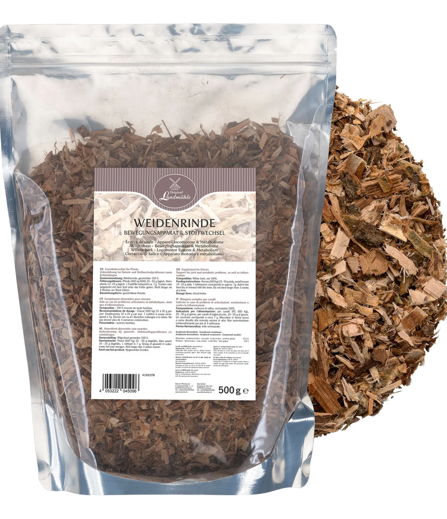 Original Landmühle Écorce de saule pour cheval New