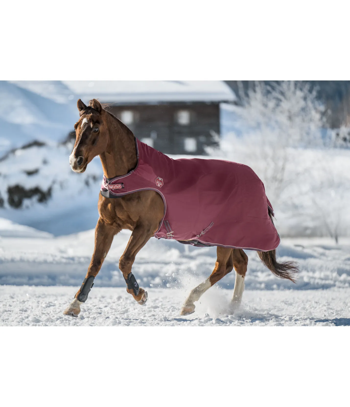 Felix Bühler Couverture de marcheur imperméable Highneck Perfect Fit Nylon PRO, 50 g acajou
