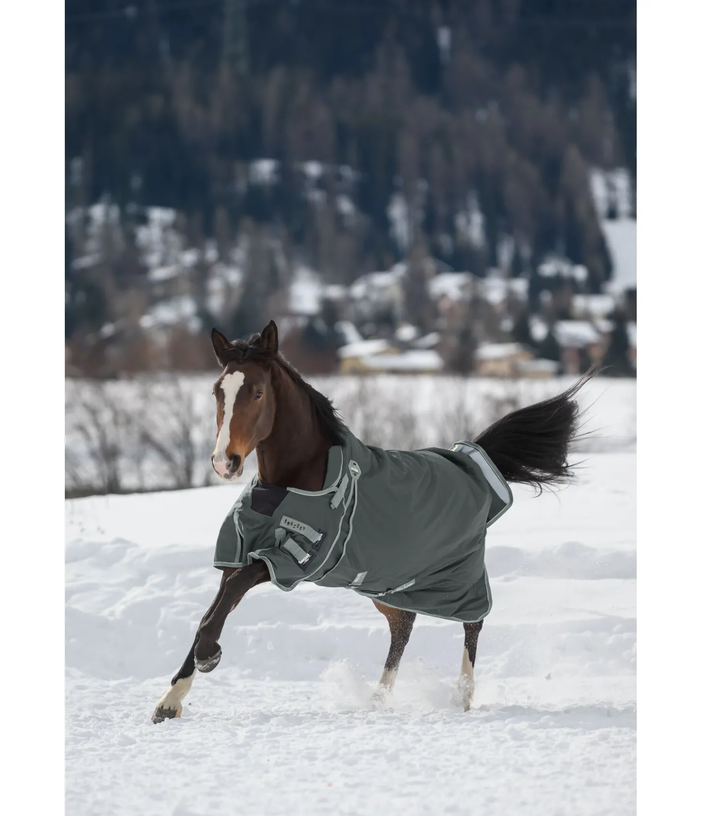 Felix Bühler Couverture d'extérieur Highneck Side Closure II, 150g forêt Clearance