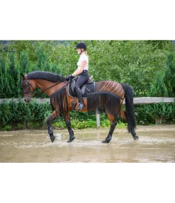 SHOWMASTER Couvre-reins anti-mouches noir