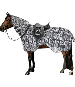 THERMO MASTER Couvre-reins anti-mouches Zebra blanc/noir Hot