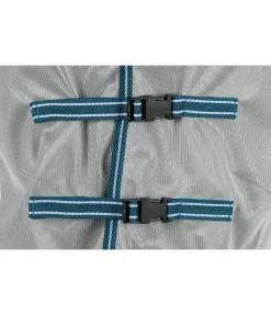 THERMO MASTER Couvre-reins avec franges Elea turquoise foncé Clearance