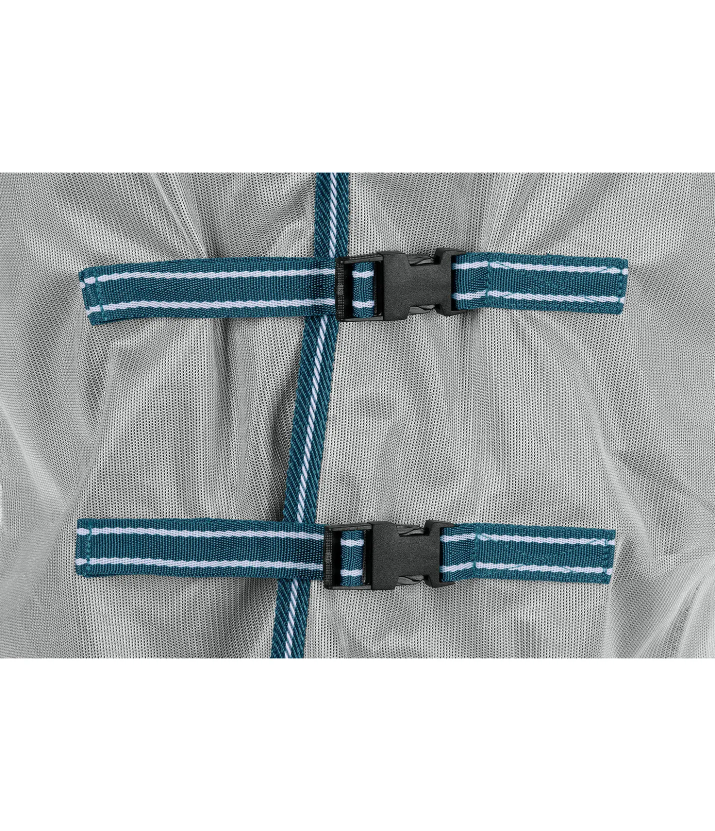 THERMO MASTER Couvre-reins avec franges Elea turquoise foncé Clearance