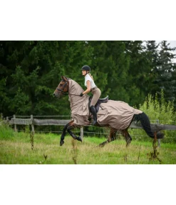 THERMO MASTER Couvre-reins avec franges Elea noisette Online