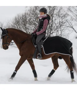 THERMO MASTER Couvre-reins polaire Basic noir Sale