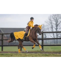 THERMO MASTER Couvre-reins polaire Basic mangue dorée Sale