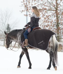STONEDEEK Couvre-reins polaire Stella chocolat noir New