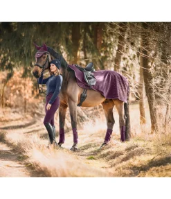 Felix Bühler Couvre-reins polaire technique Sparkling II noir-violet Hot