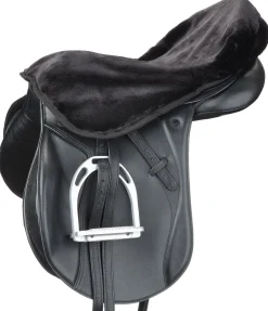 SHOWMASTER Couvre-siège en polaire Teddy noir Outlet
