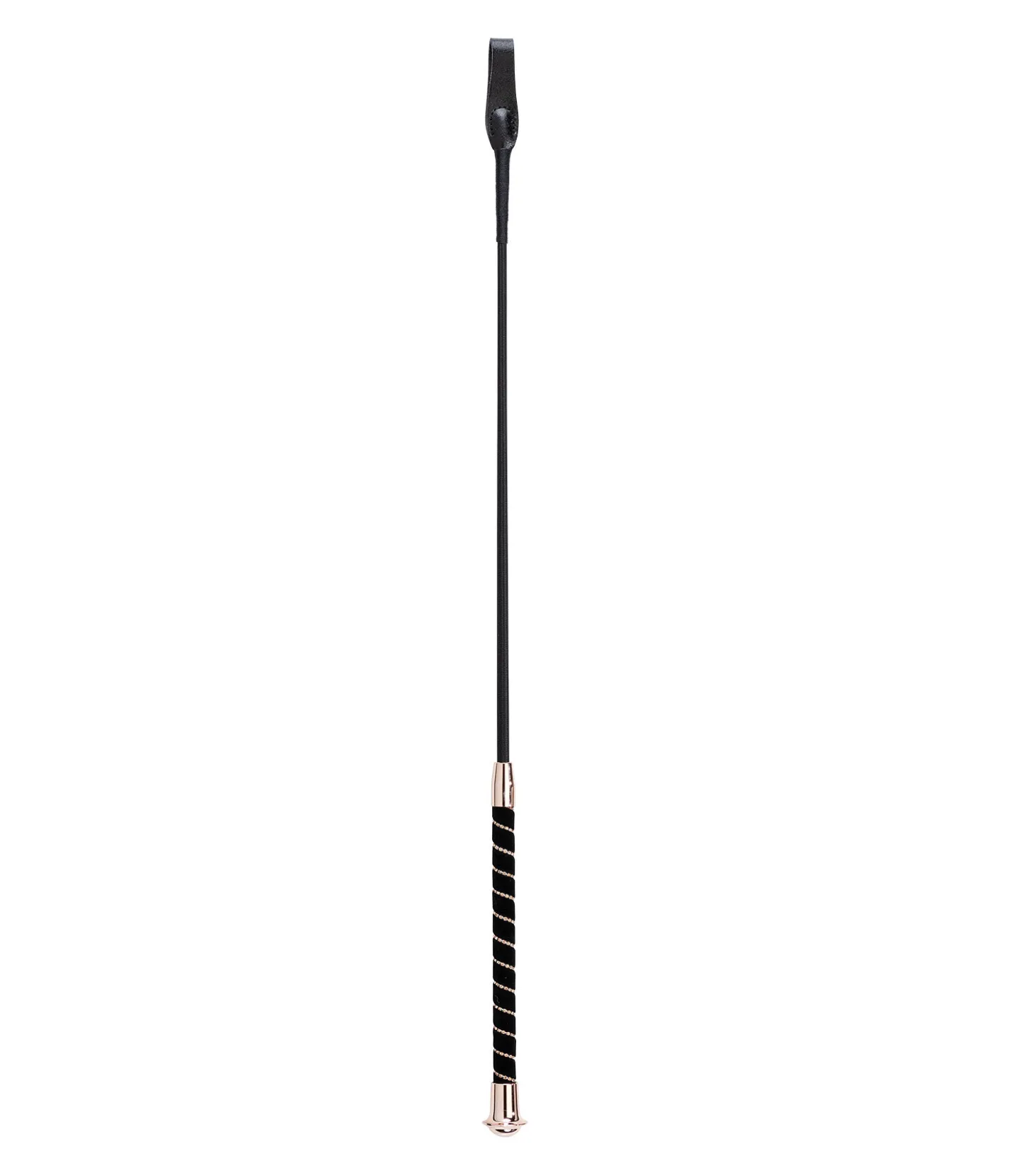 SHOWMASTER Cravache Twinkle noir/rose-doré New