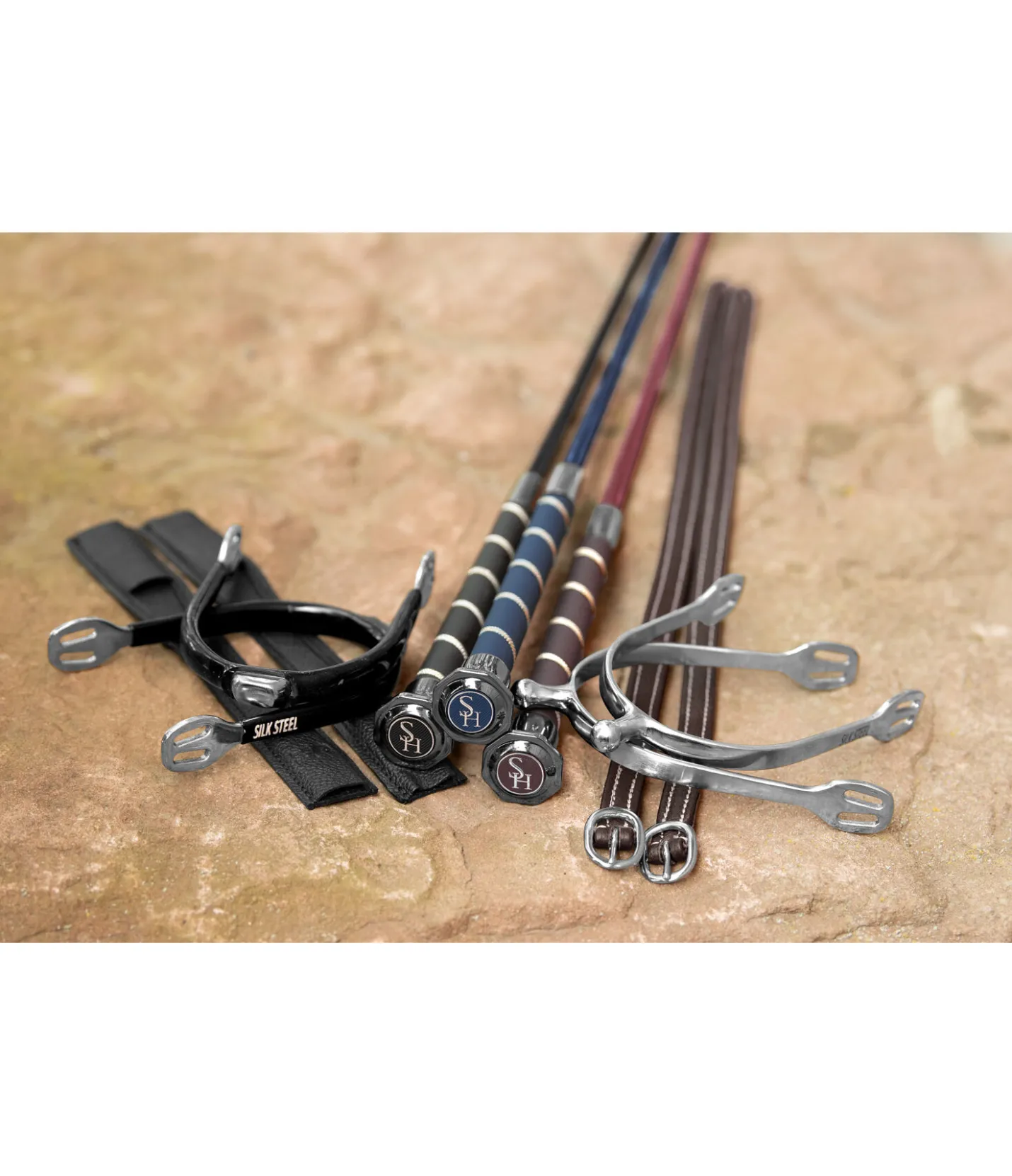 SHOWMASTER Cravache de dressage Chain navy Sale