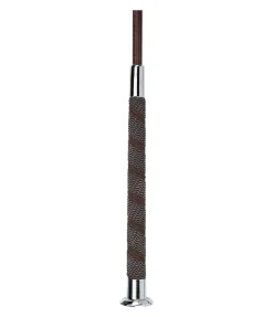 SHOWMASTER Cravache de dressage Full Grip brun/argenté Discount