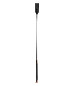 SHOWMASTER Cravache d'obstacle Full-Grip noir/rose-doré