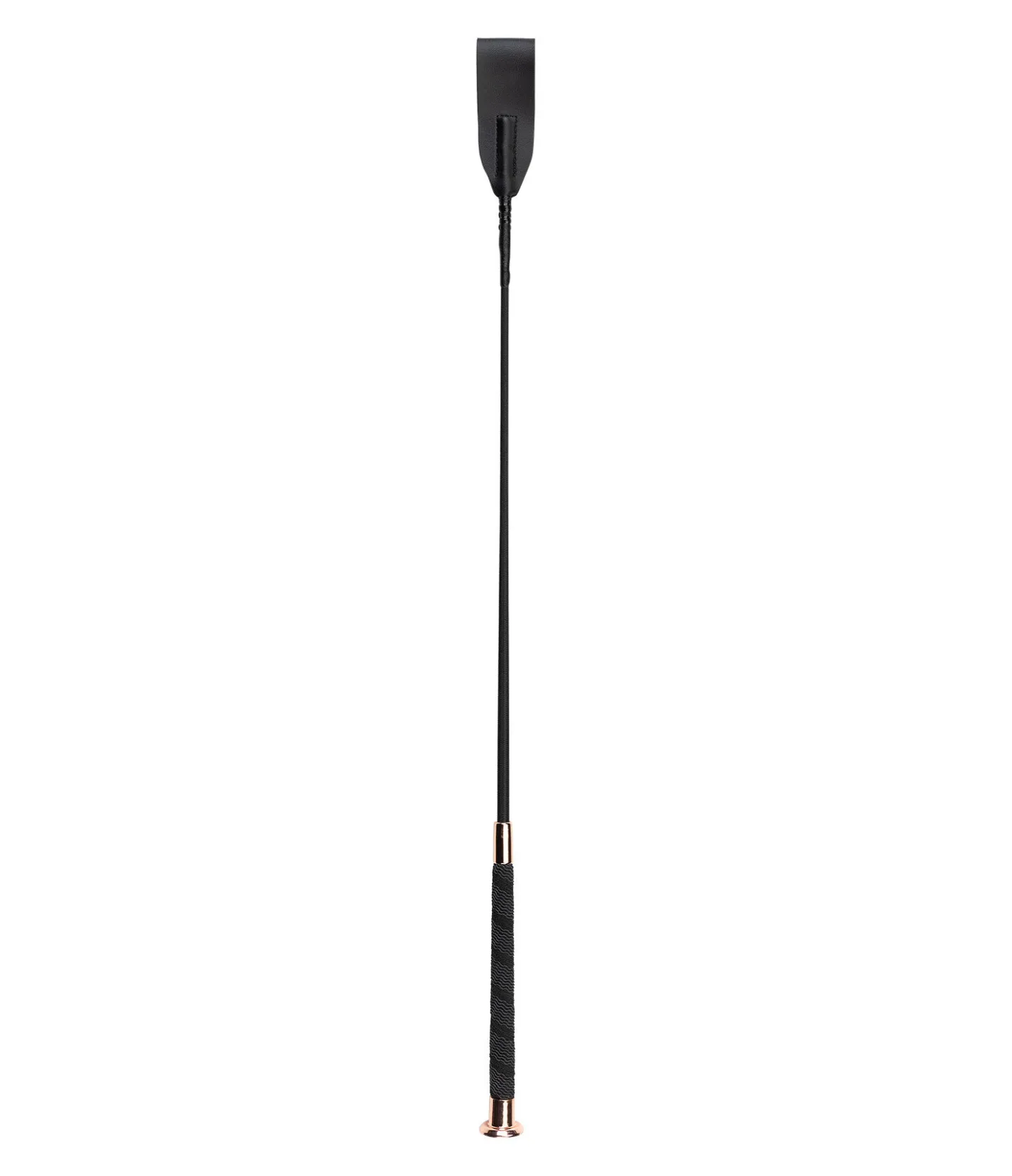 SHOWMASTER Cravache d'obstacle Full-Grip noir/rose-doré