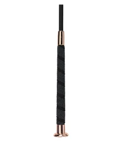 SHOWMASTER Cravache d'obstacle Full-Grip noir/rose-doré