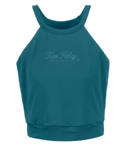 STEEDS Crop top enfant Dalin turquoise foncé Sale