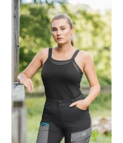 EQUESTRIAN WORK WEAR Débardeur technique noir Discount