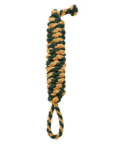 STONEDEEK Ensemble licol à noeuds et longe Soft vert foncé Hot