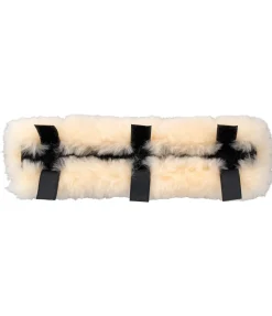 Felix Bühler Fourreau de têtière en véritable fourrure d'agneau nature Discount