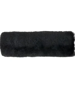 Felix Bühler Fourreau pour têtière ou muserolle en véritable fourrure d'agneau noir Outlet
