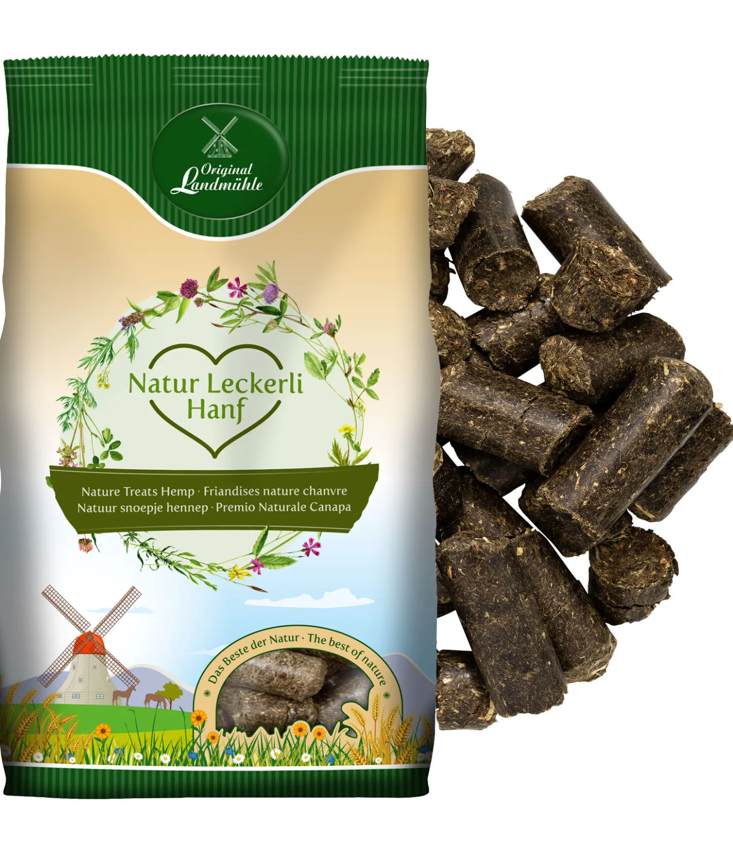 Original Landmühle Friandises au chanvre Nature Outlet