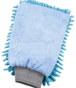 SHOWMASTER Gant de pansage en microfibre Chenille turquoise Outlet