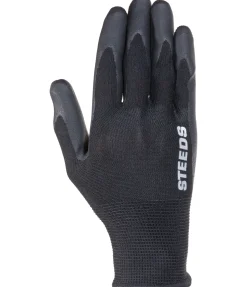 STEEDS Gants d'écurie d'hiver Worker noir Discount