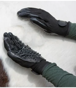 SHOWMASTER Gants de nettoyage Groomy noir