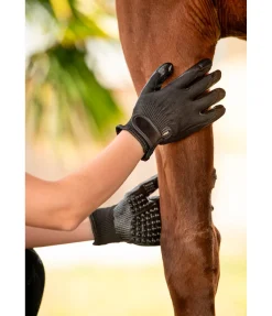 SHOWMASTER Gants de nettoyage Groomy noir