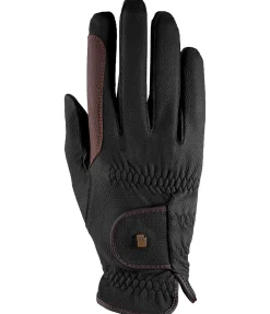 Roeckl Gants d'hiver ROECK GRIP noir/moka New