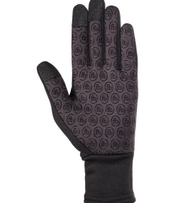 Felix Bühler Gants d'hiver en polaire Polar Touch noir/gris Outlet