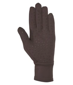 Felix Bühler Gants d'hiver en polaire Nonslip marron foncé Discount