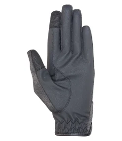 STEEDS Gants d'équitation Glitter noir Hot
