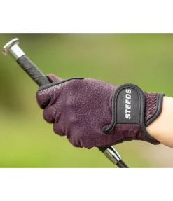 STEEDS Gants d'équitation Glitter acajou Online