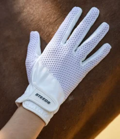 STEEDS Gants d'équitation Lelia blanc Best