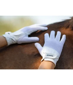 STEEDS Gants d'équitation Lelia blanc Best