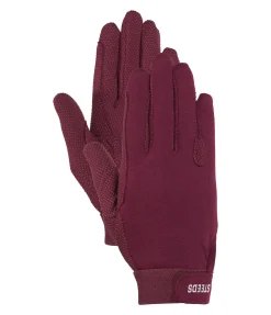 STEEDS Gants d'équitation Rider's Best Hands bourgogne Best