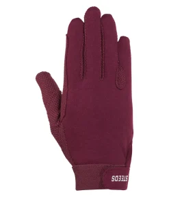 STEEDS Gants d'équitation Rider's Best Hands bourgogne Best