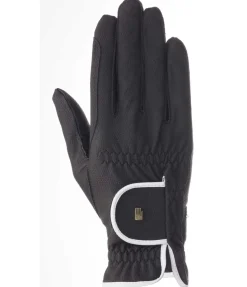 Roeckl Gants d'équitation ROECK GRIP noir/blanc New