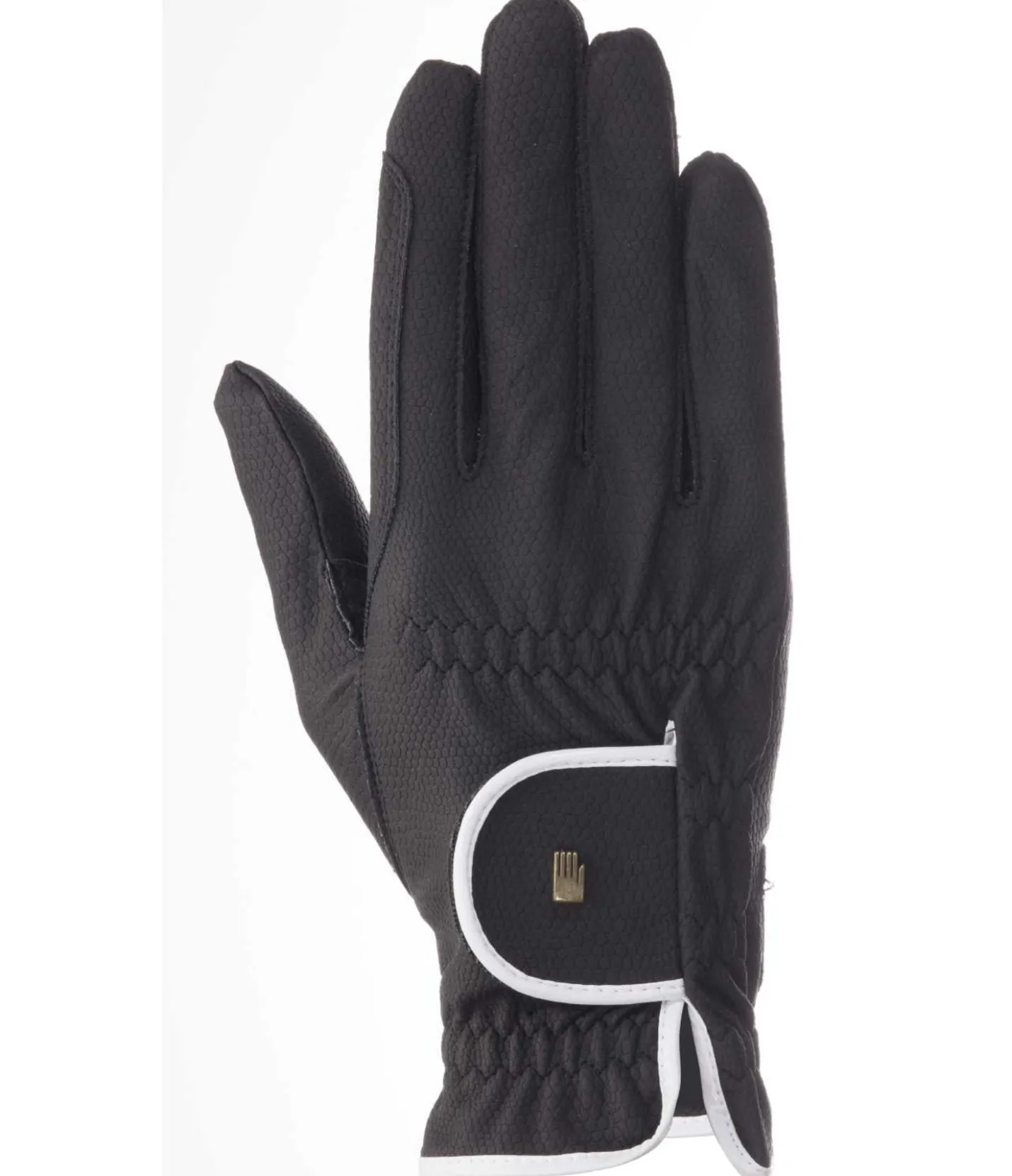 Roeckl Gants d'équitation ROECK GRIP noir/blanc New