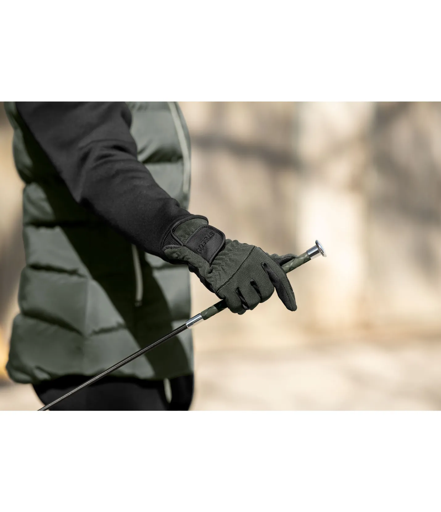 STEEDS Gants d'équitation d'hiver Newport forêt Discount