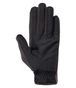STEEDS Gants d'équitation d'hiver Ribbed chocolat noir Discount