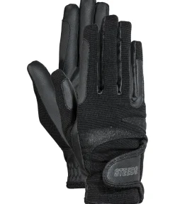 STEEDS Gants d'équitation d'hiver Pitztal noir Hot