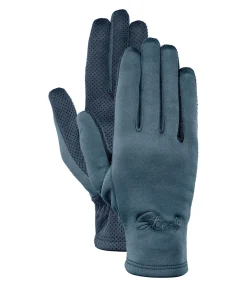 STEEDS Gants d'équitation d'hiver Slip on bleu sarcelle