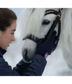 STEEDS Gants d'équitation d'hiver enfant Balu II bleu minuit Discount